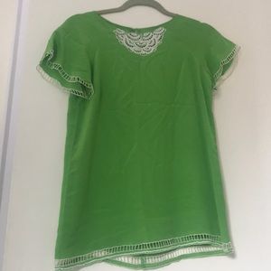 Beautiful green detailed shirt